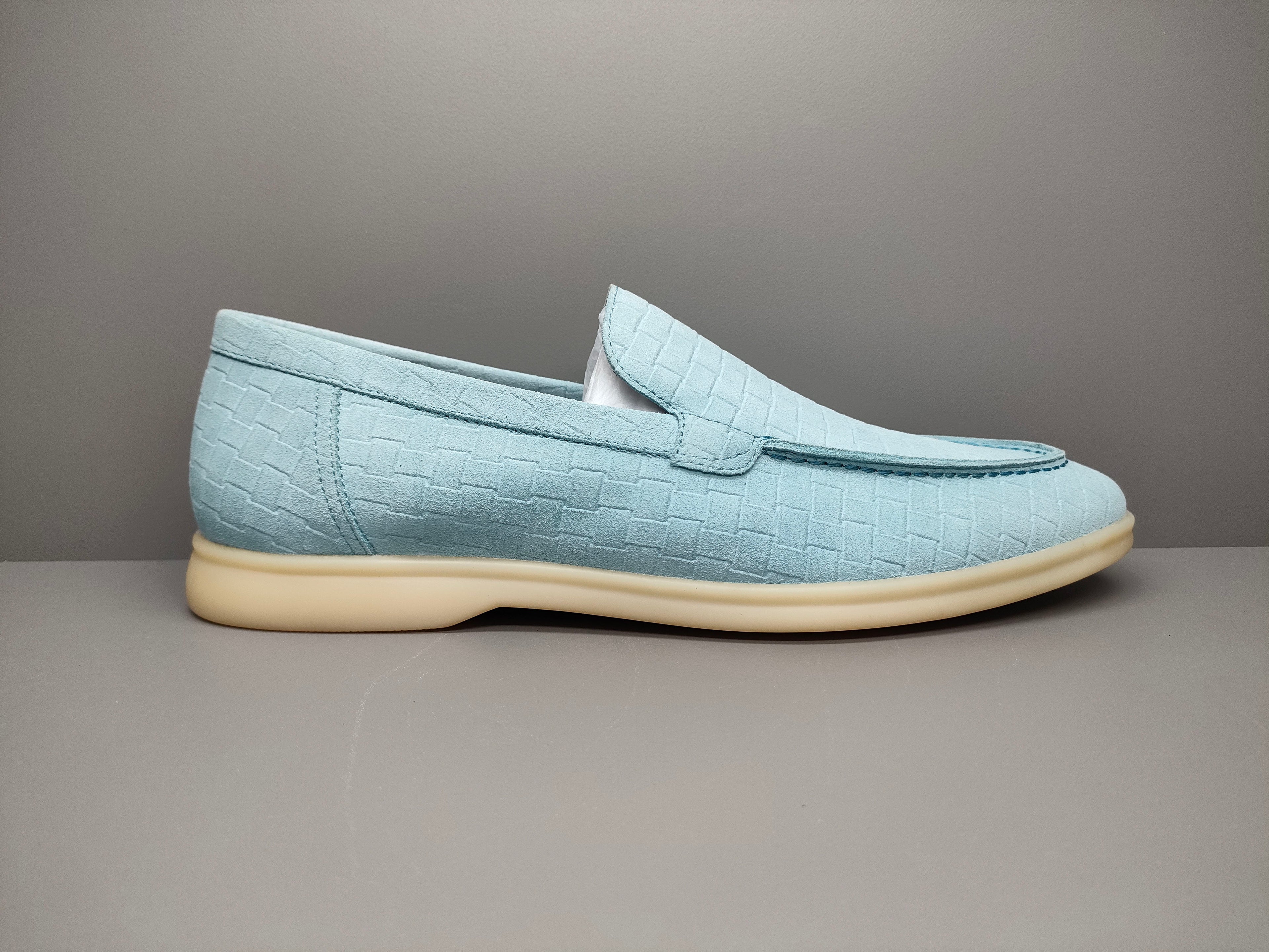 Men's Woven Pattern Loafers