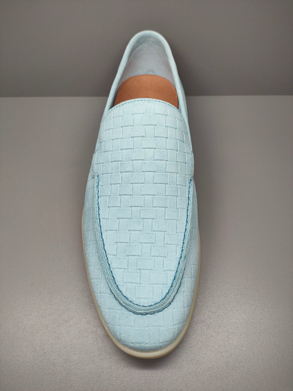Men's Woven Pattern Loafers