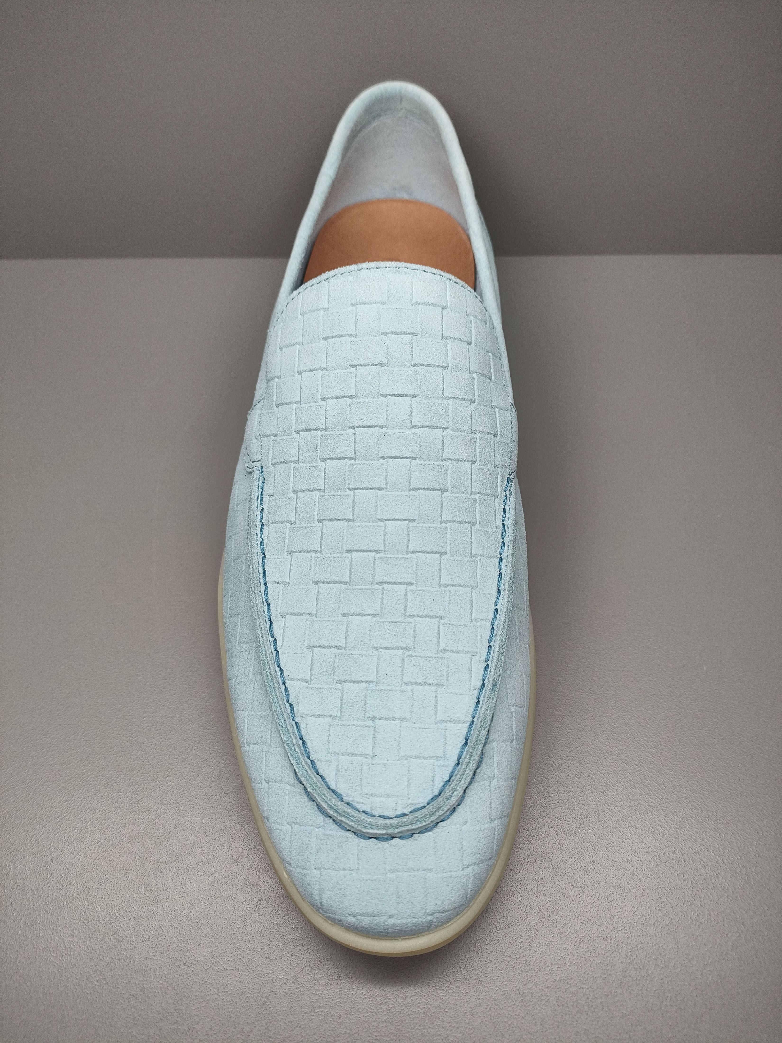 Men's Woven Pattern Loafers