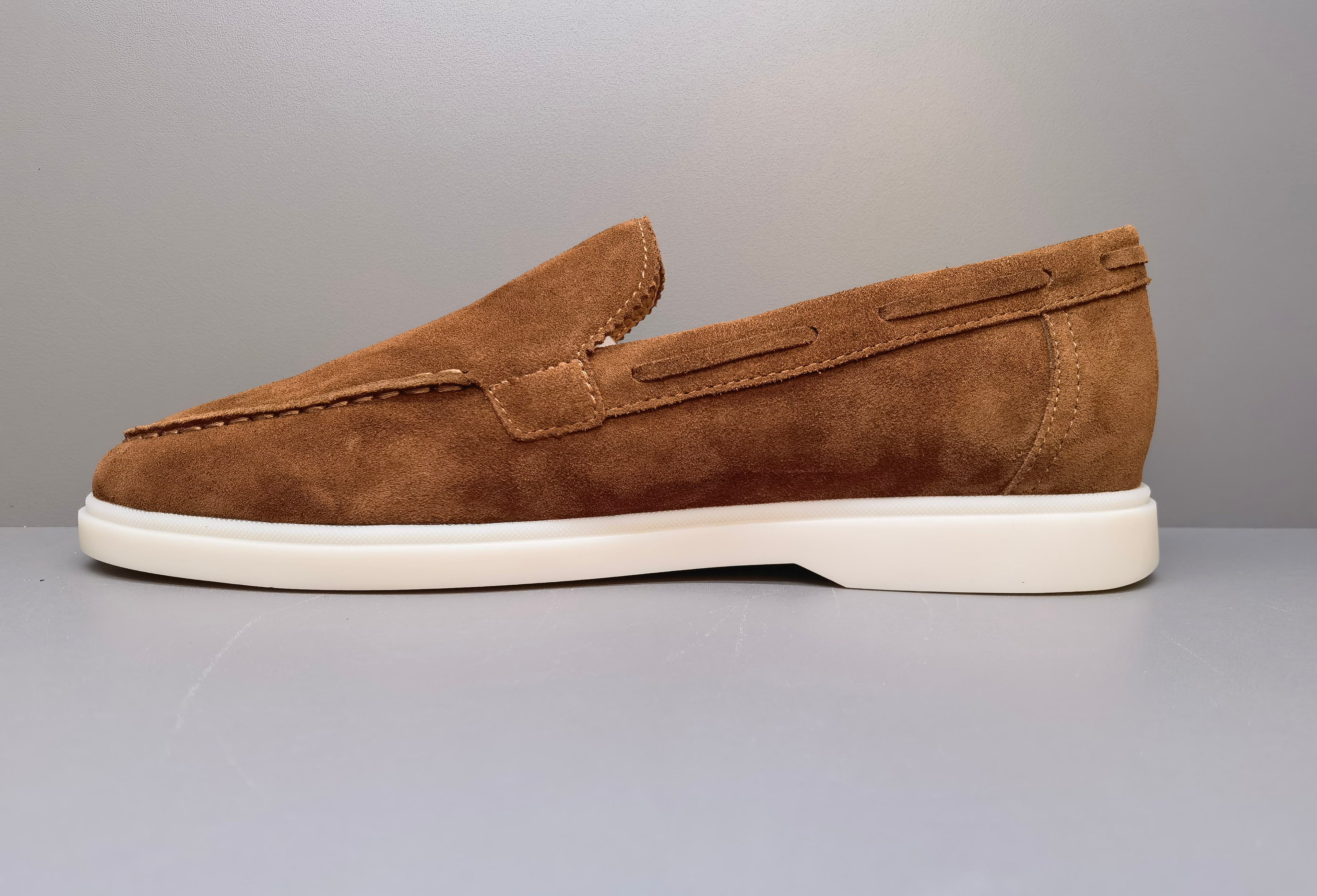 Classic Suede Low Loafers