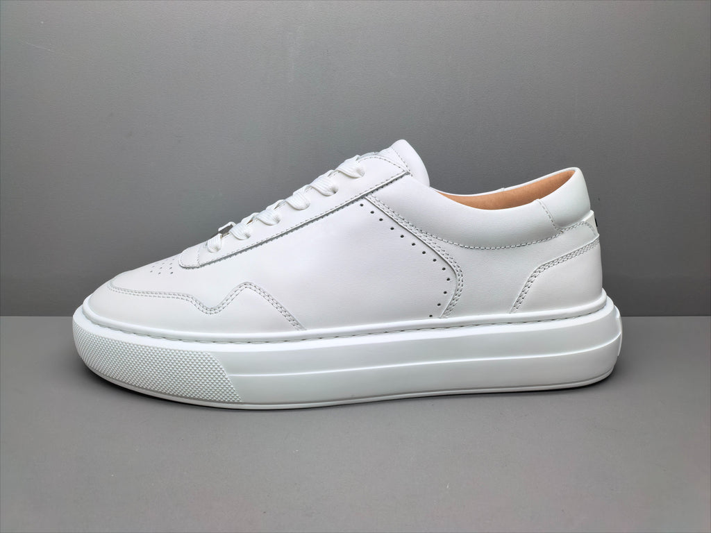 White Leather Sneakers
