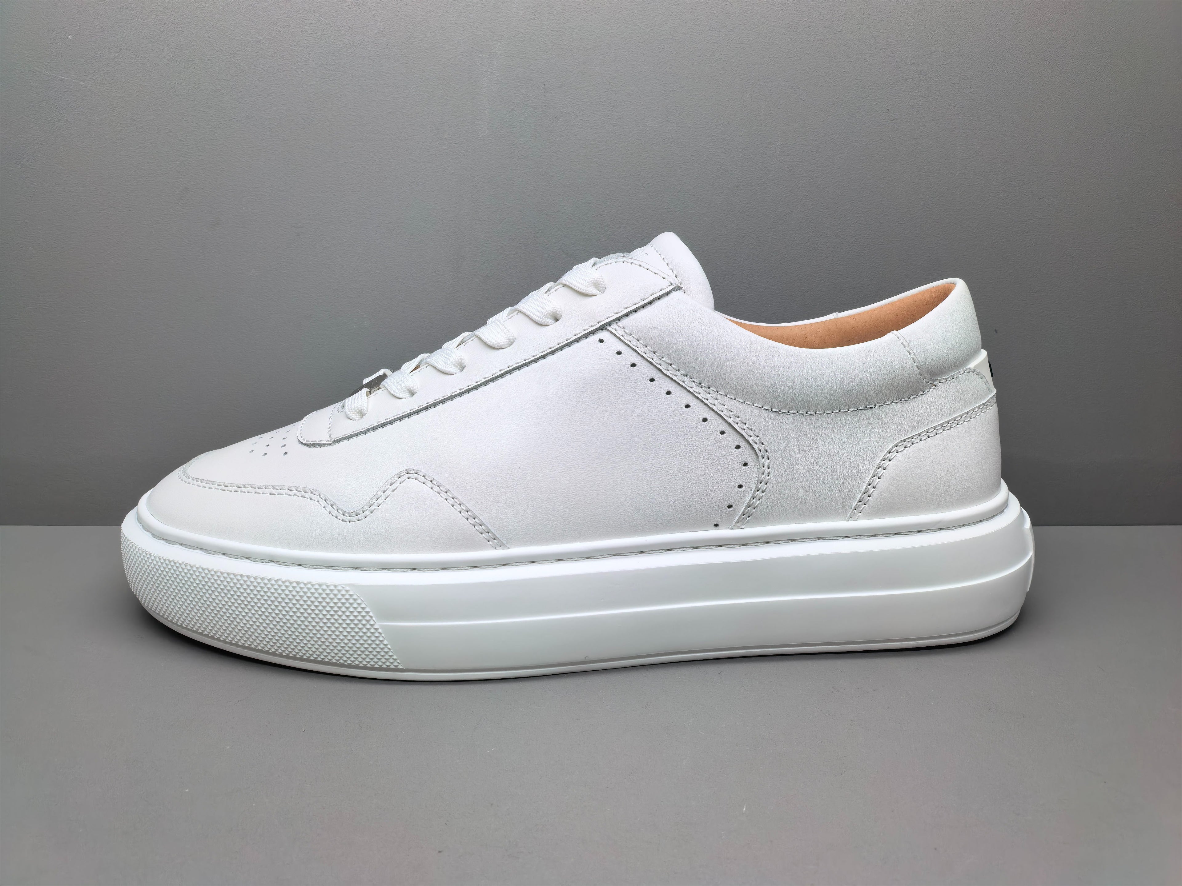 White Leather Sneakers