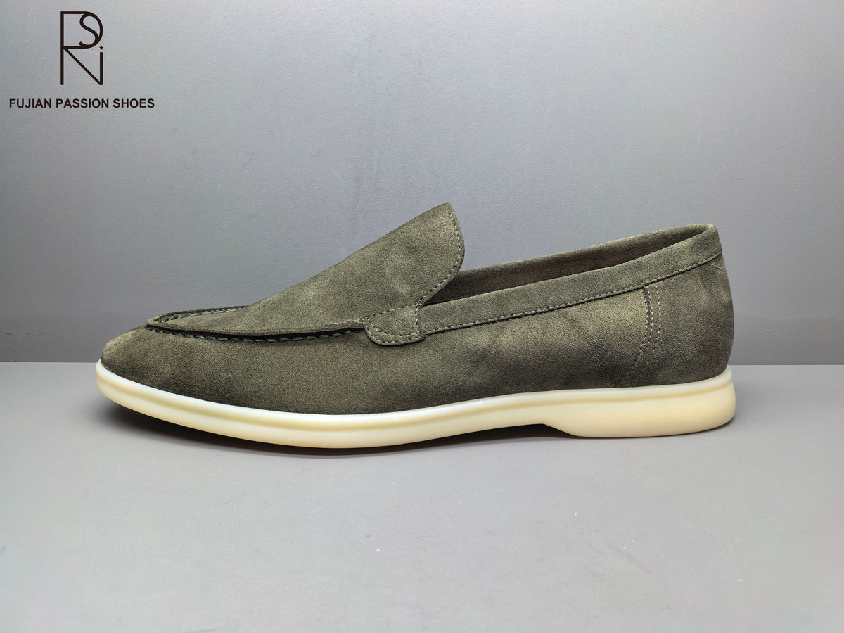 Classic Suede Low Loafers