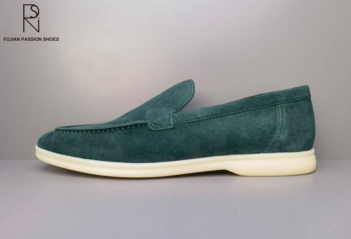 Classic Suede Low Loafers
