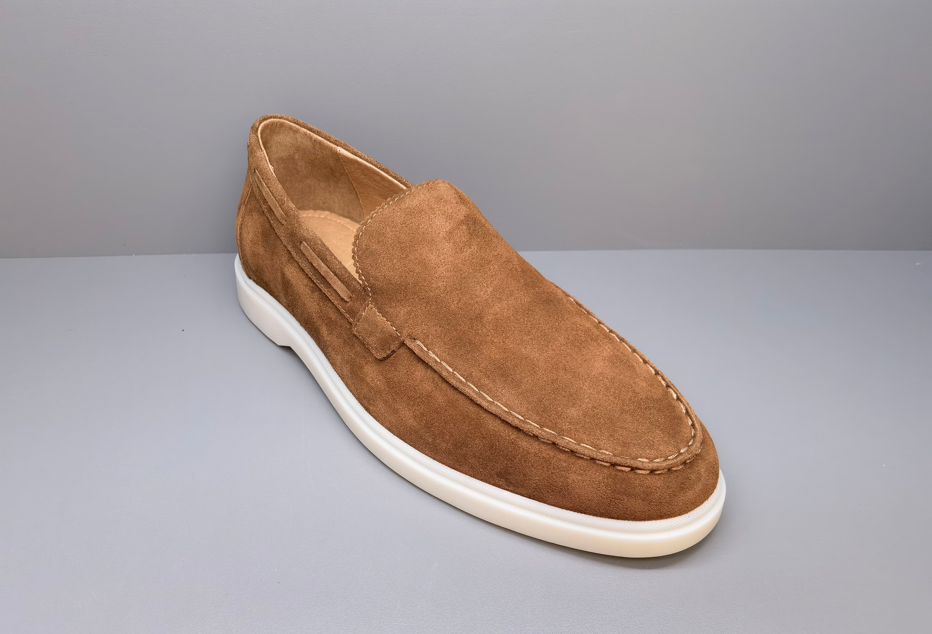 Classic Suede Low Loafers