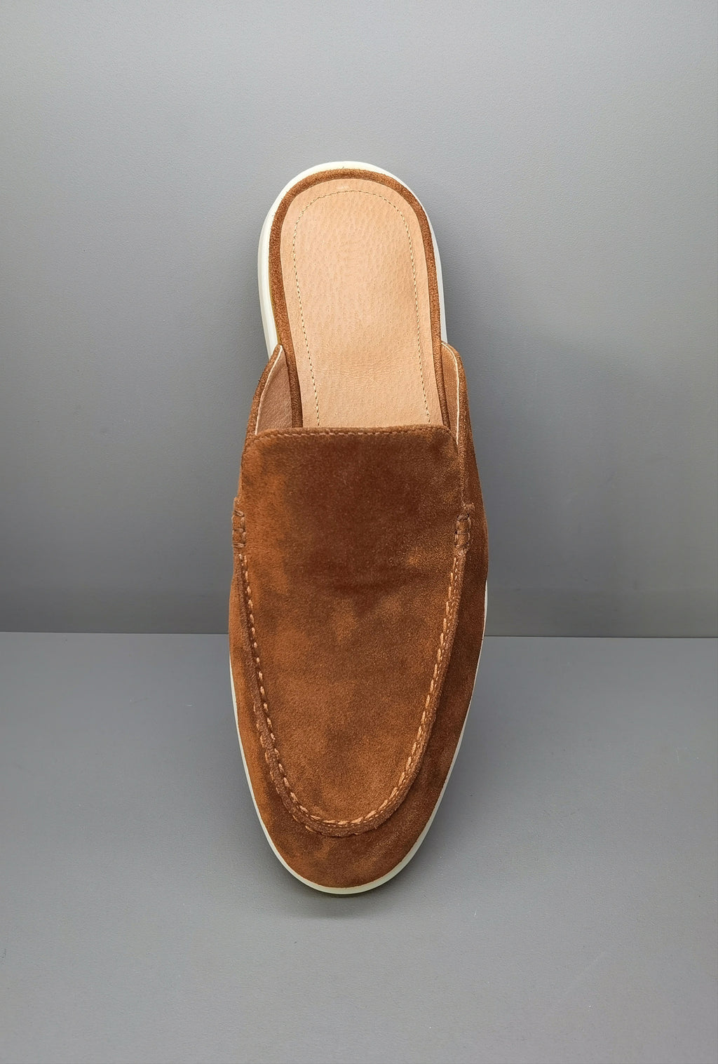 Men's Backless Suede Leather Loafers