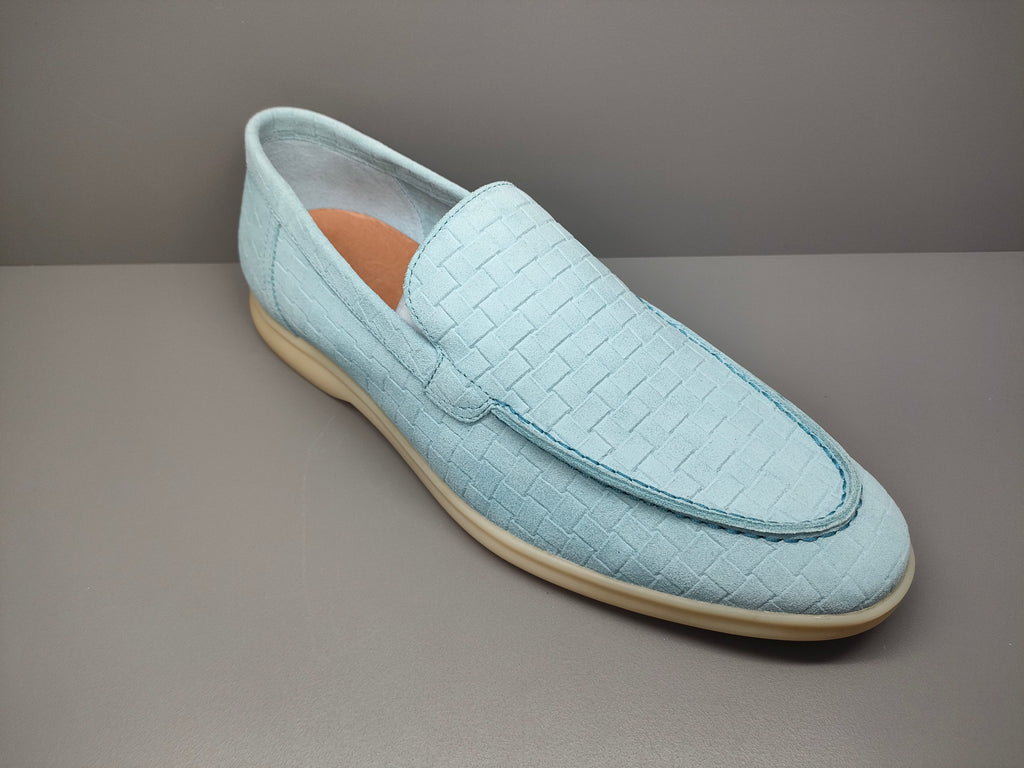 Men's Woven Pattern Loafers