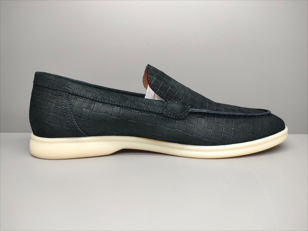 Men's Woven Pattern Loafers
