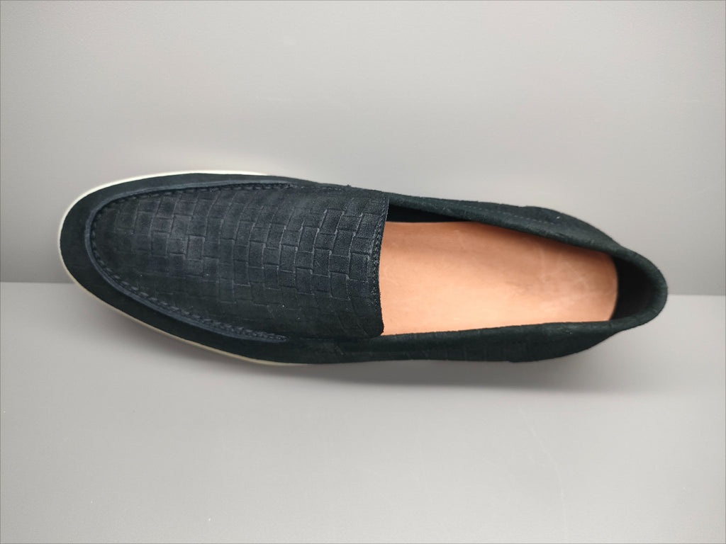 Men's Woven Pattern Loafers