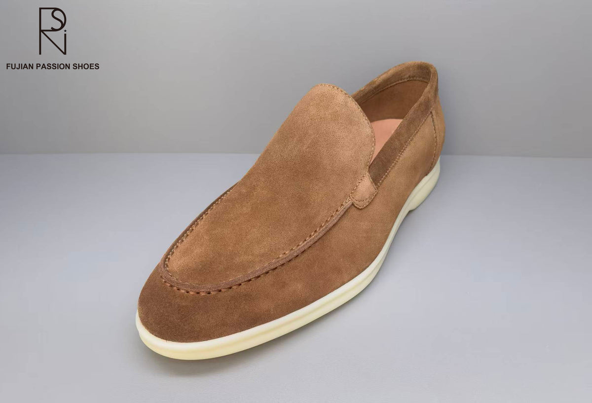 Classic Suede Low Loafers