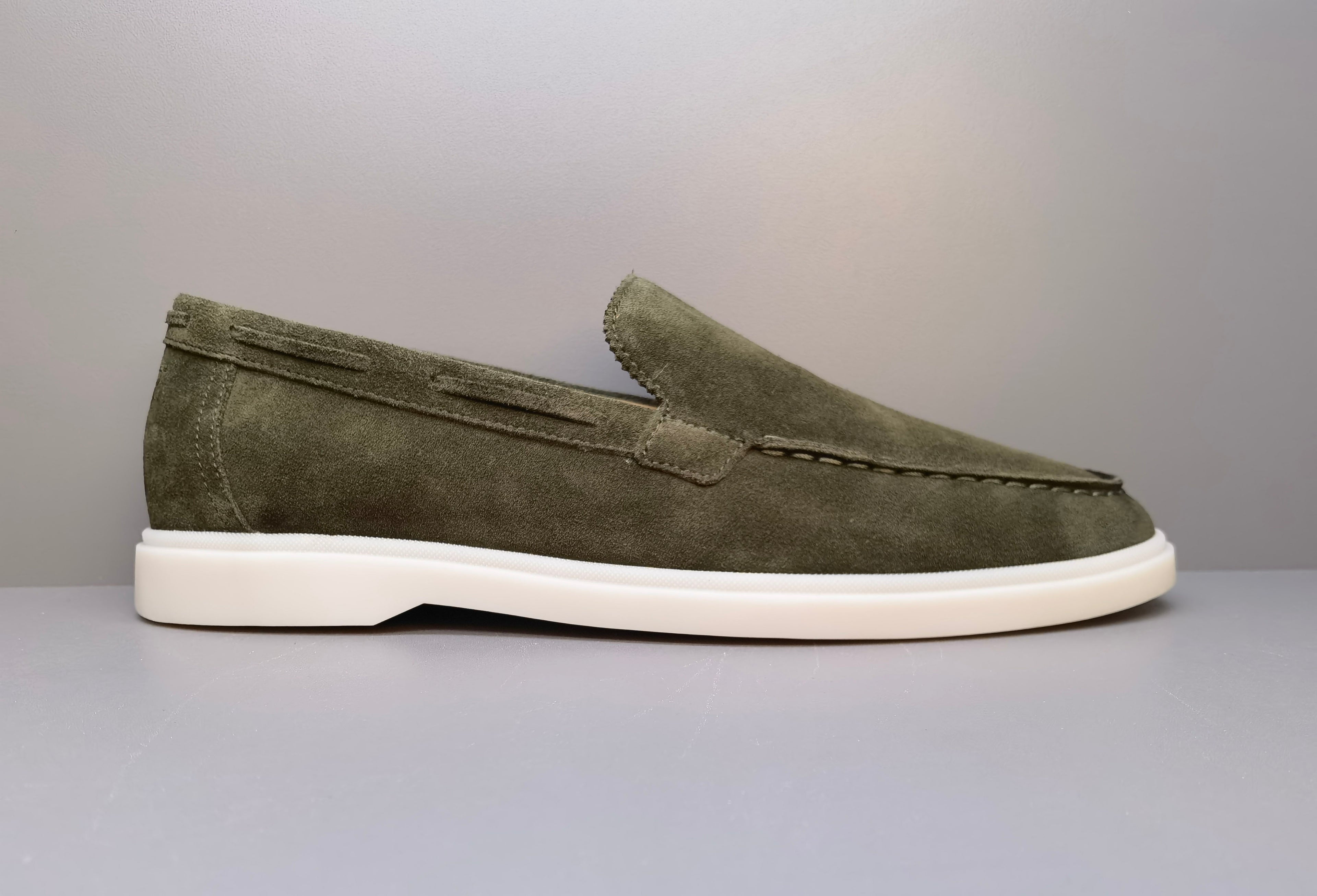 Classic Suede Low Loafers
