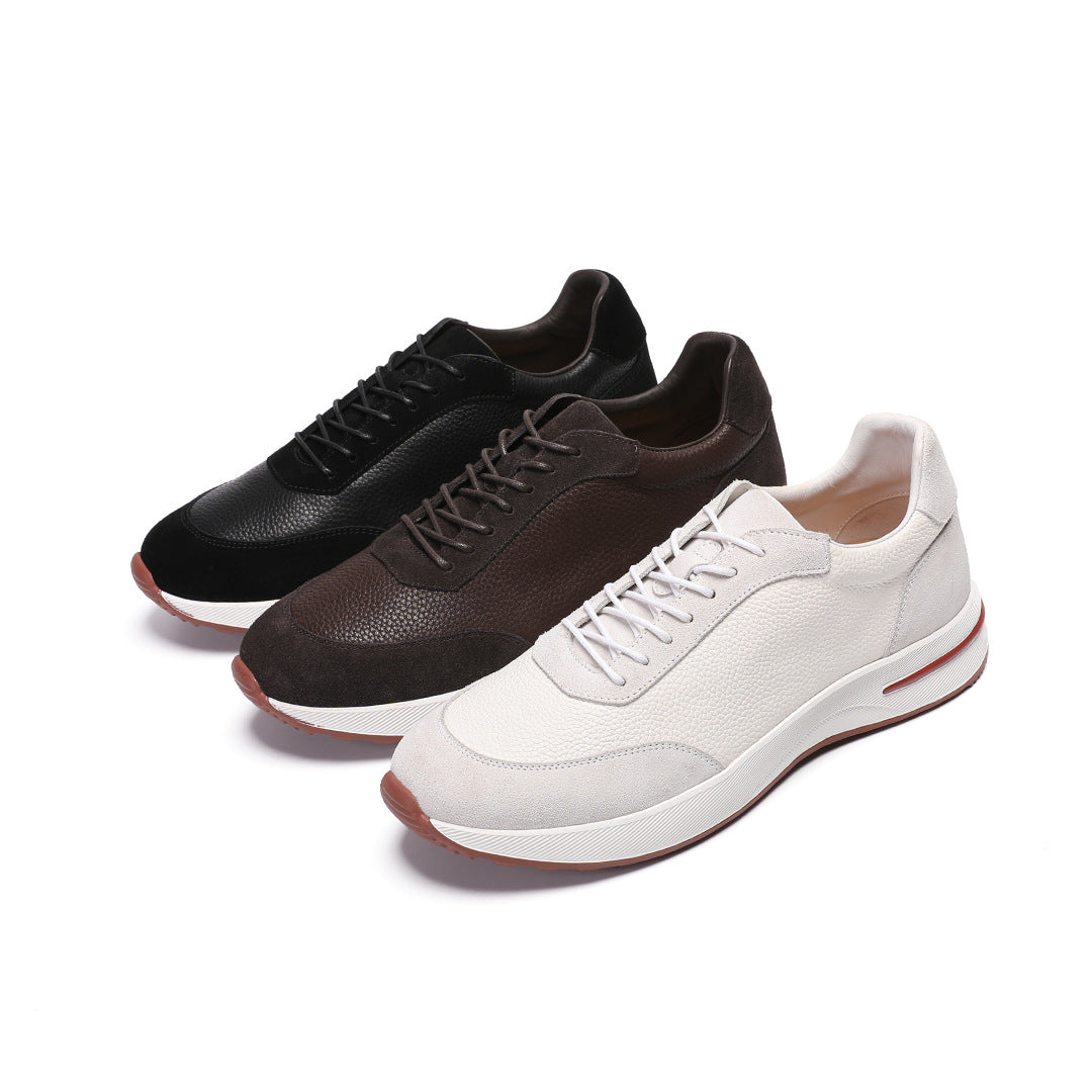 2026 Spring and Summer New British Style Versatile Men's Leather Business Casual Shoes Japanese Sports Trend Sneakers