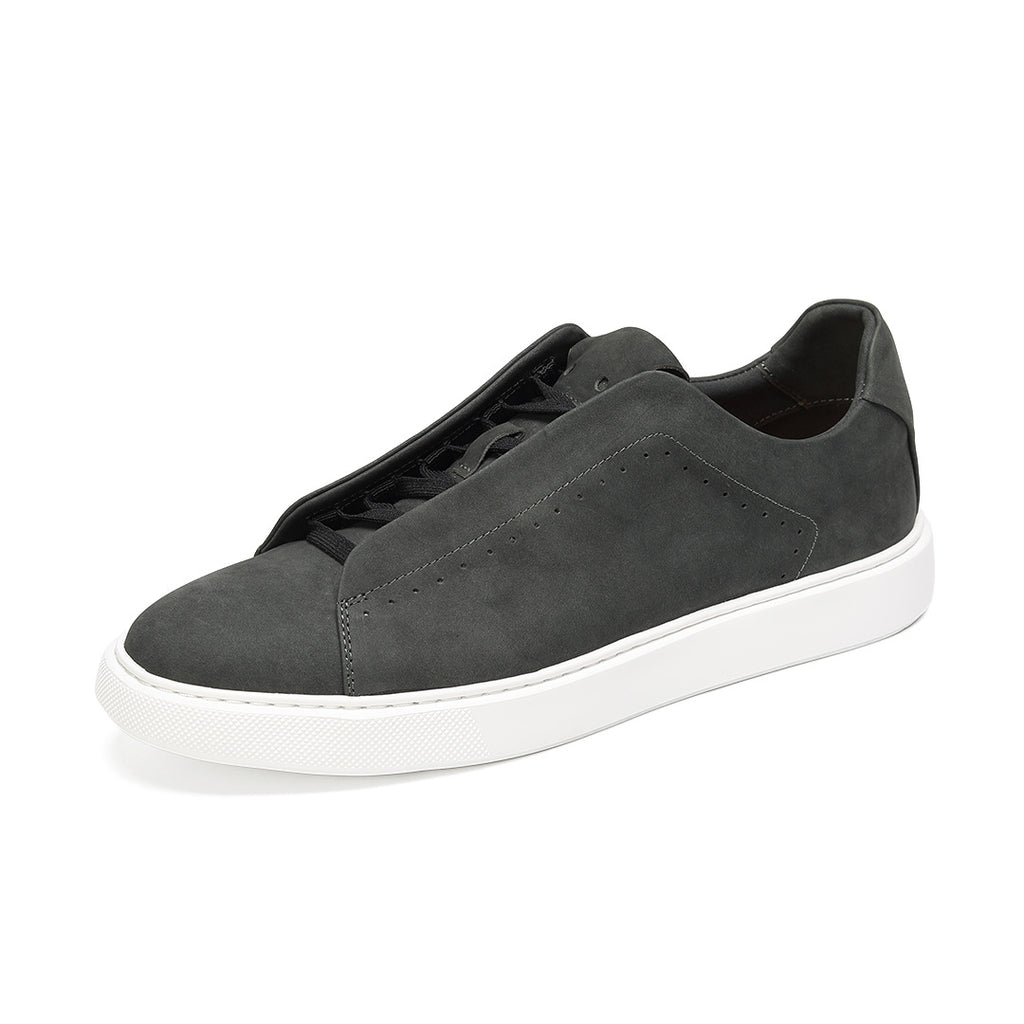 Washed First Layer Cowhide 2026 Spring and Summer New Sports Board Shoes Men's Casual Breathable Lace-up Sneakers