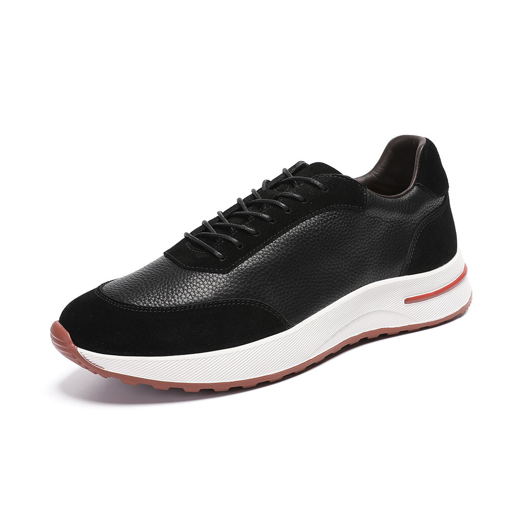 2026 Spring and Summer New British Style Versatile Men's Leather Business Casual Shoes Japanese Sports Trend Sneakers