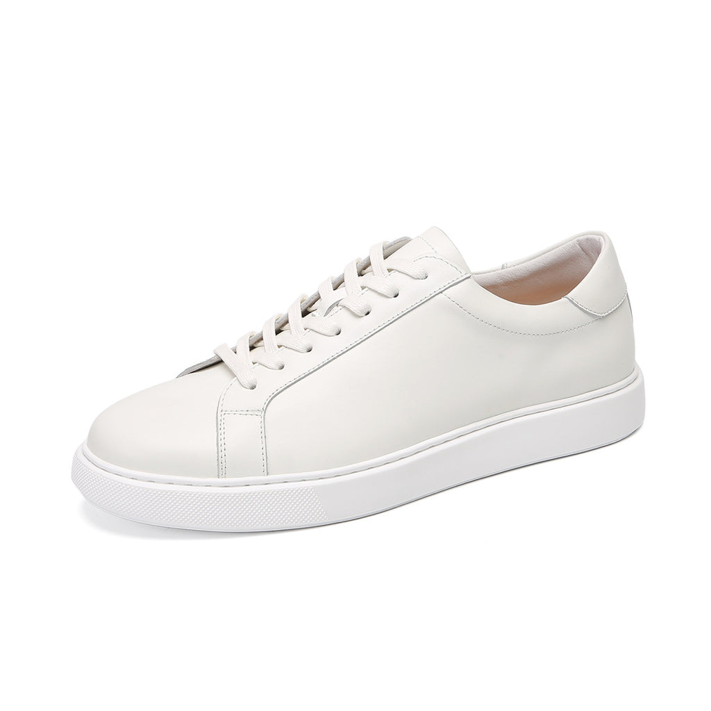 Ultra-light Zero-gravity Spring and Summer Leather Board Shoes Thin-soled Men's Casual Soft-soled Low-top Sneakers