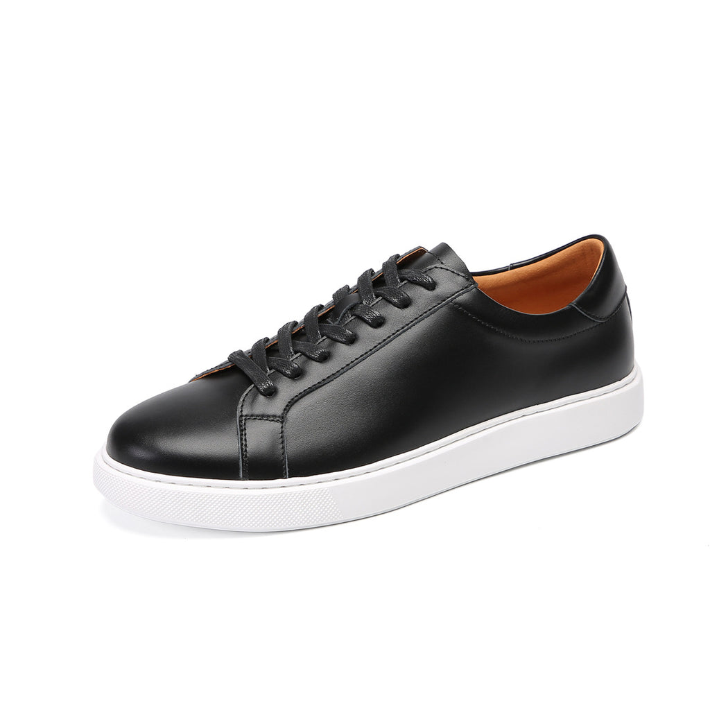 Ultra-light Zero-gravity Spring and Summer Leather Board Shoes Thin-soled Men's Casual Soft-soled Low-top Sneakers