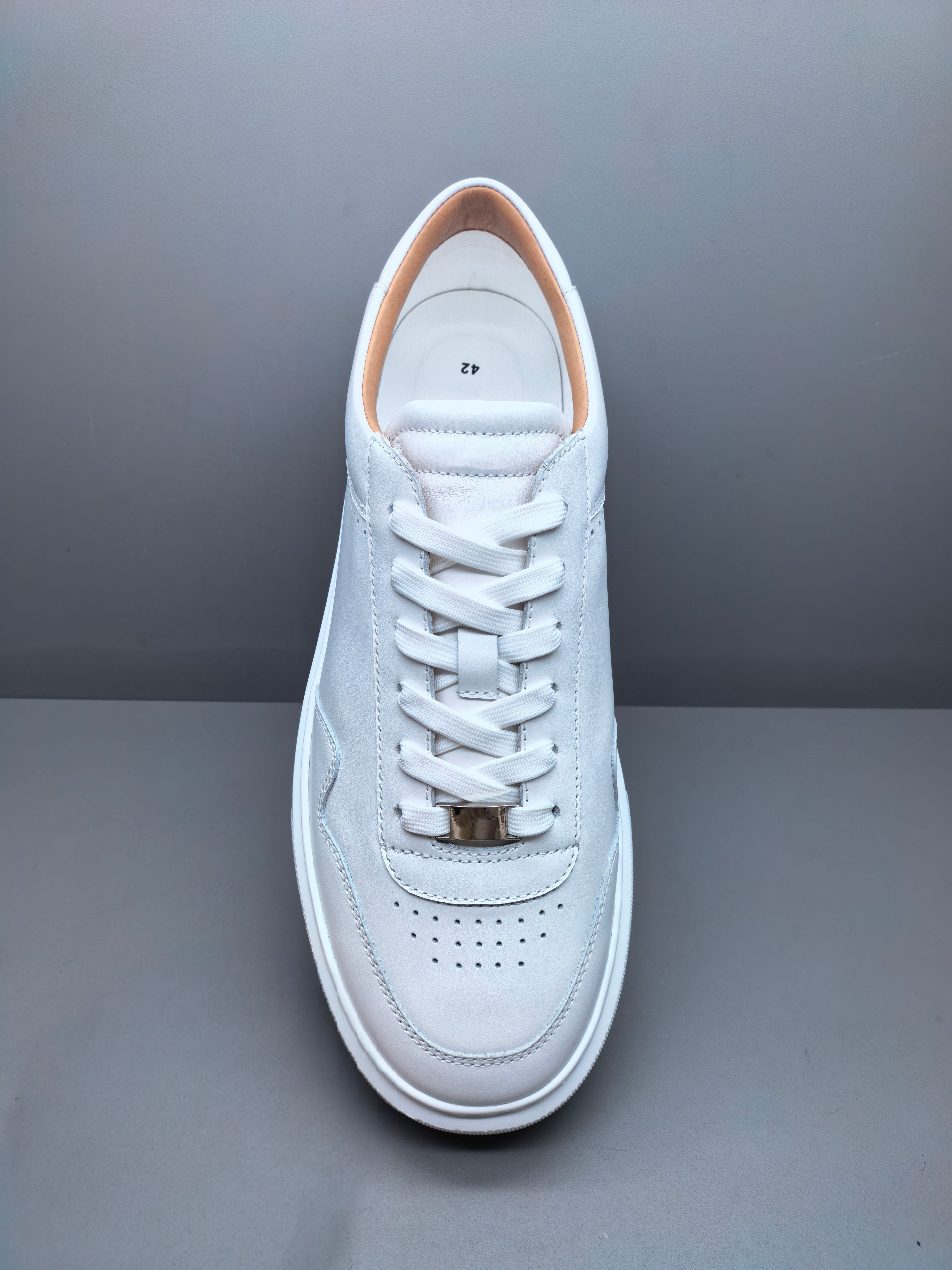 White Leather Sneakers