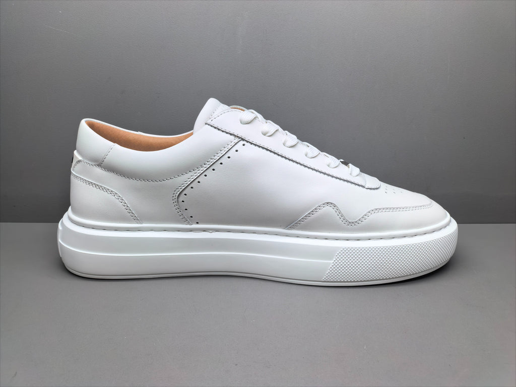 White Leather Sneakers