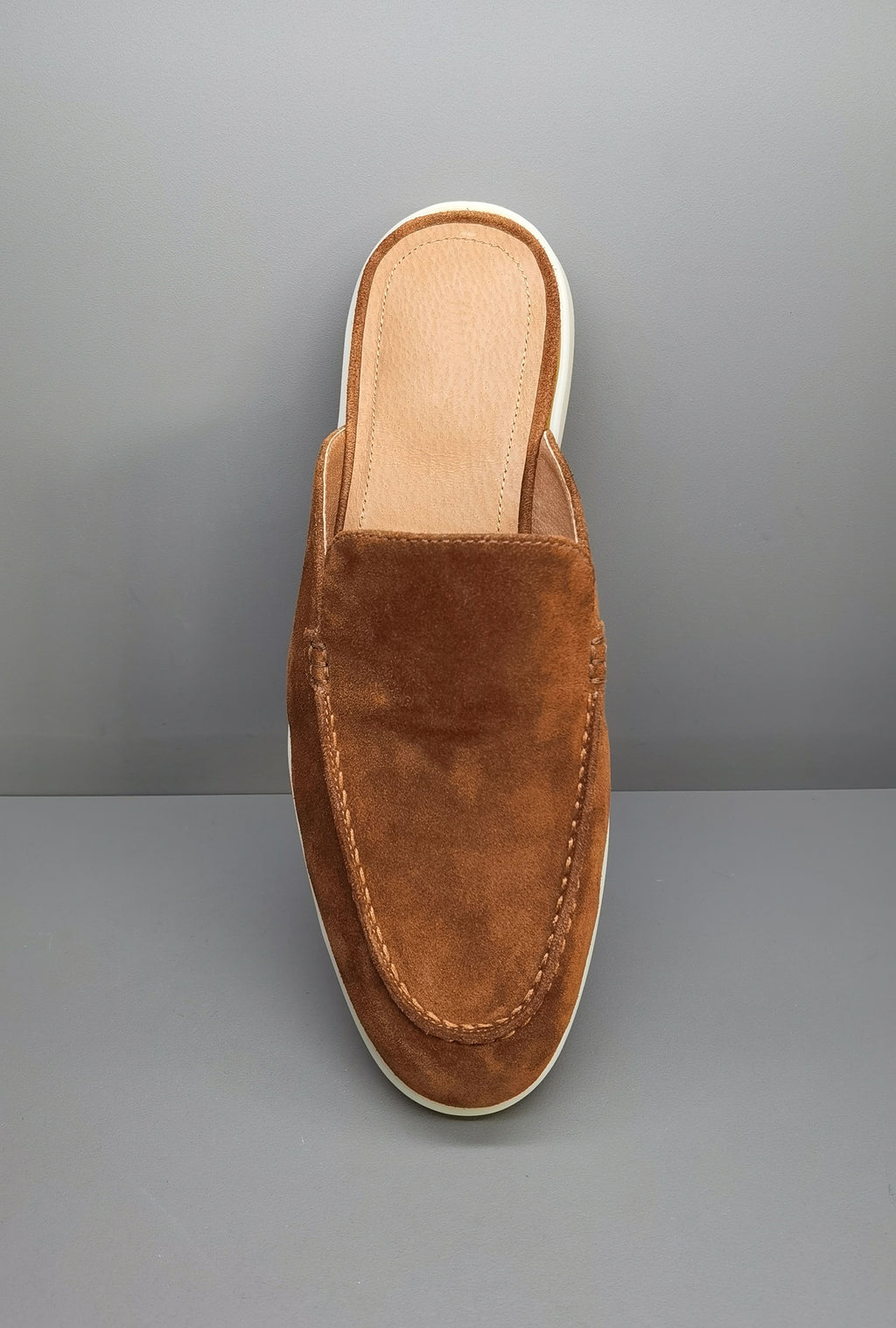 Men's Backless Suede Leather Loafers