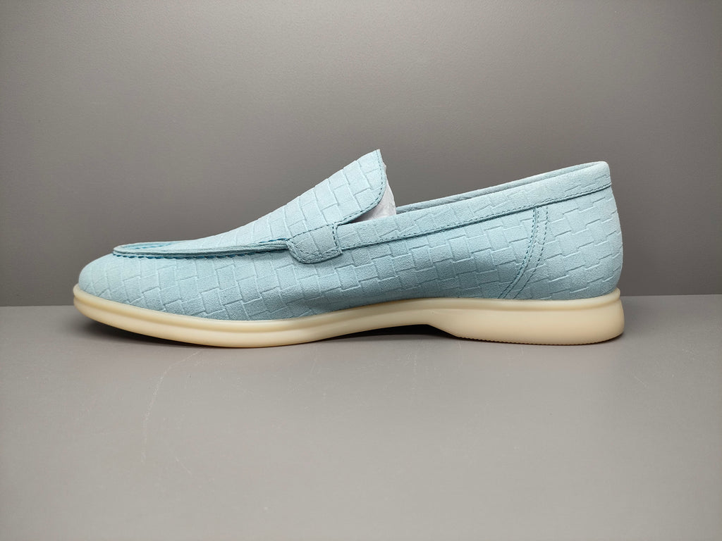 Men's Woven Pattern Loafers