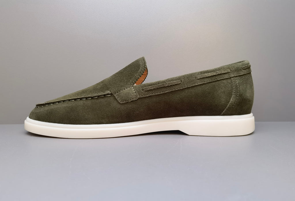 Classic Suede Low Loafers