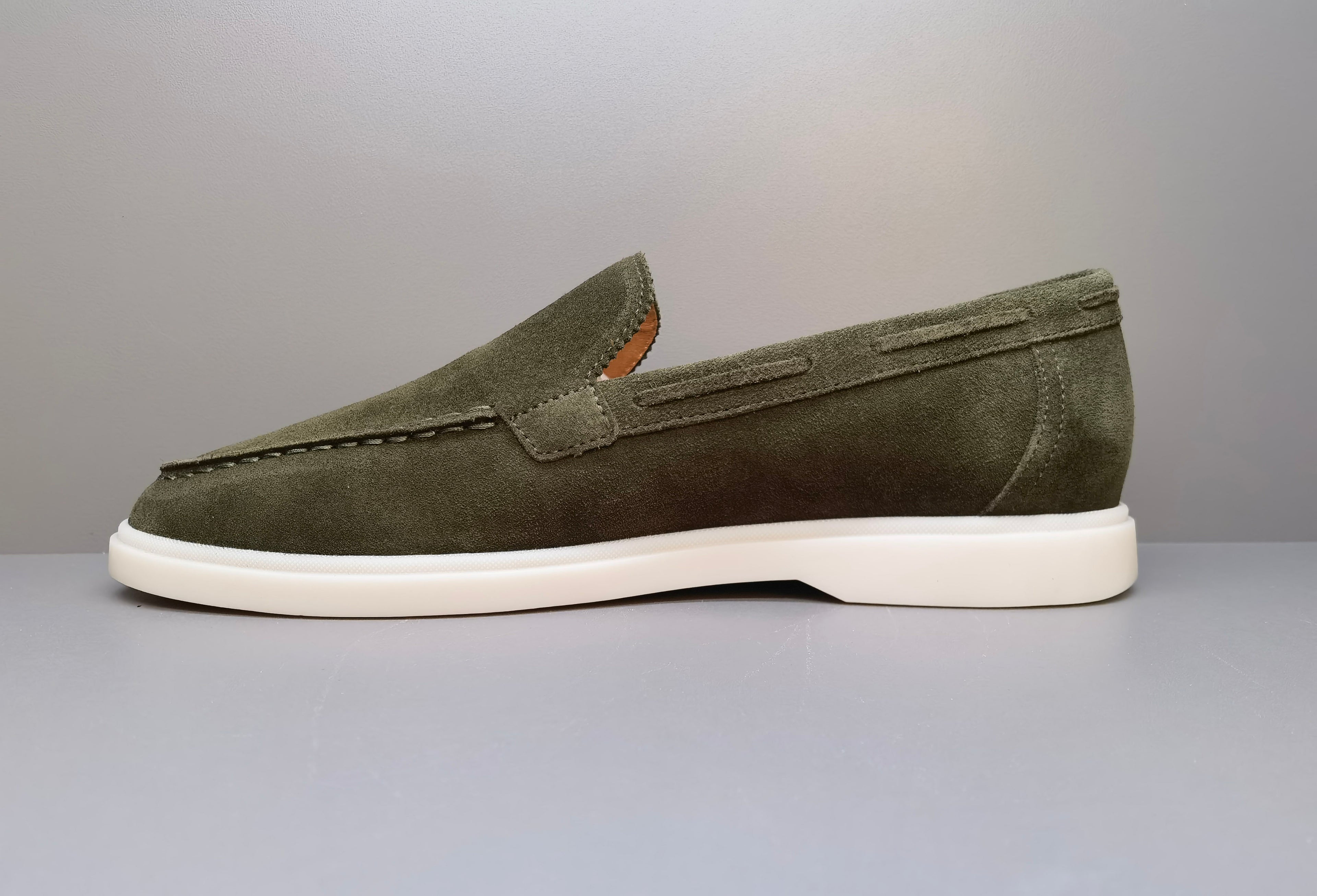Classic Suede Low Loafers