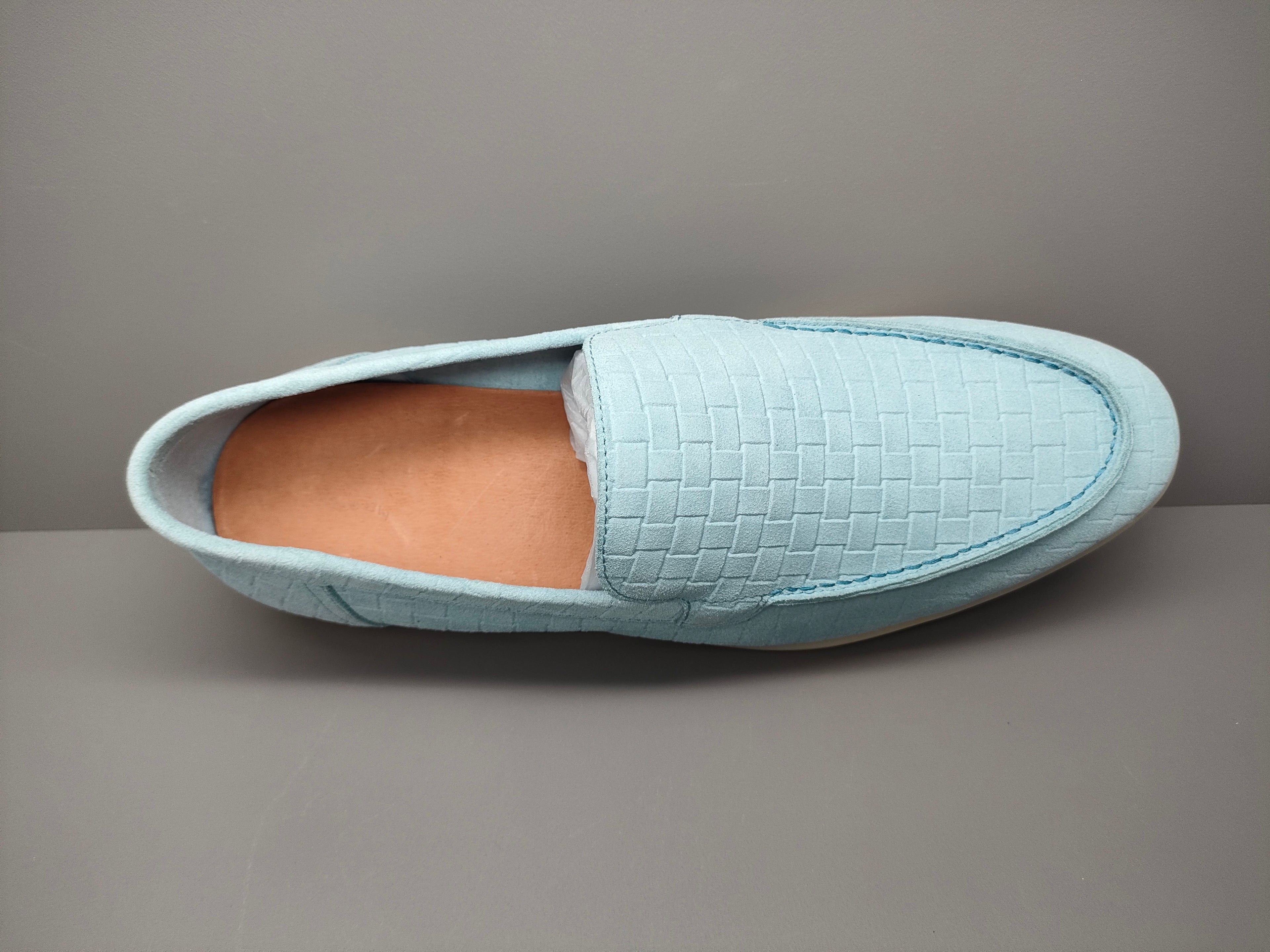 Men's Woven Pattern Loafers