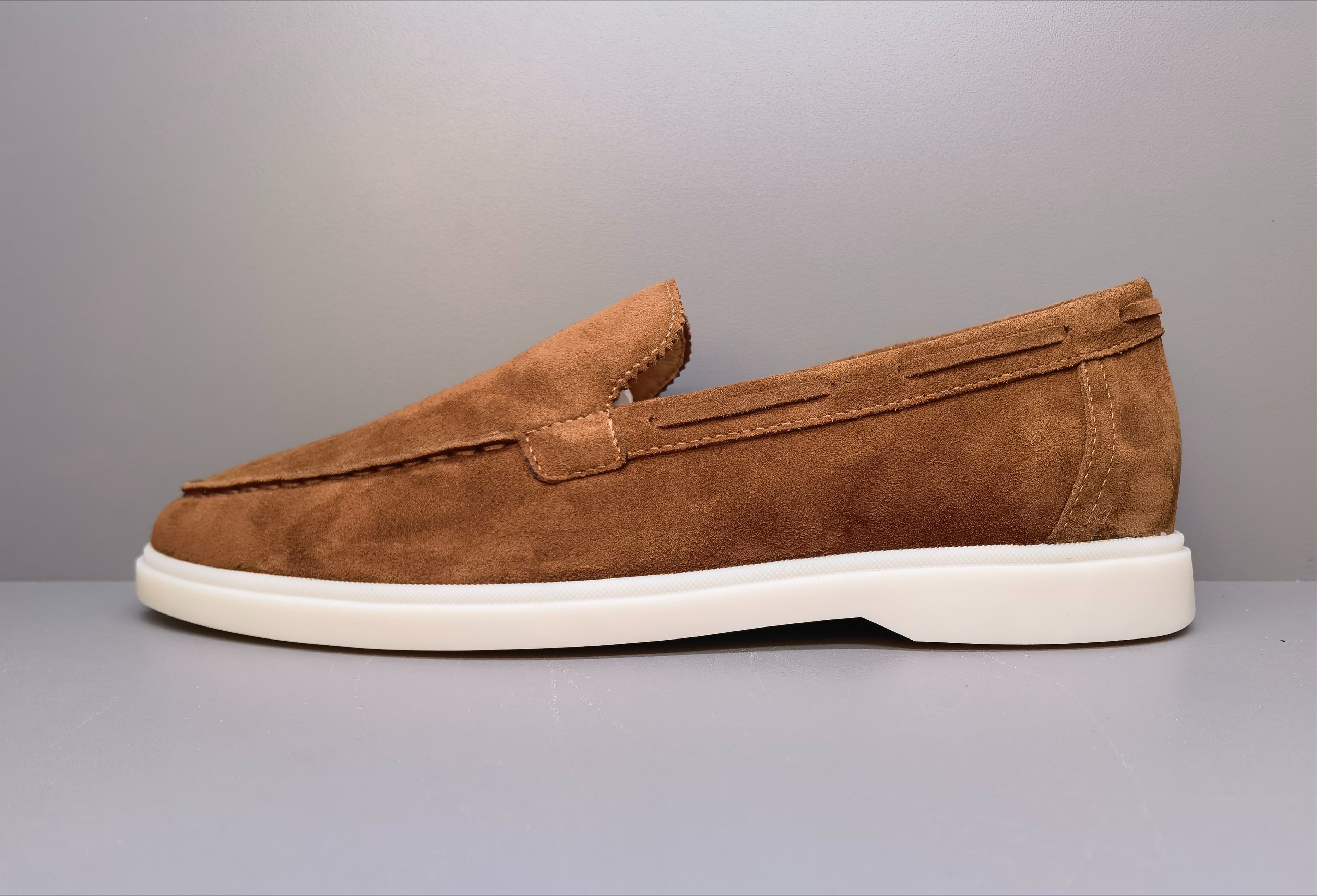 Classic Suede Low Loafers